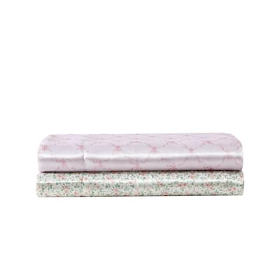 Laura Ashley Printed Satin Sheet Set