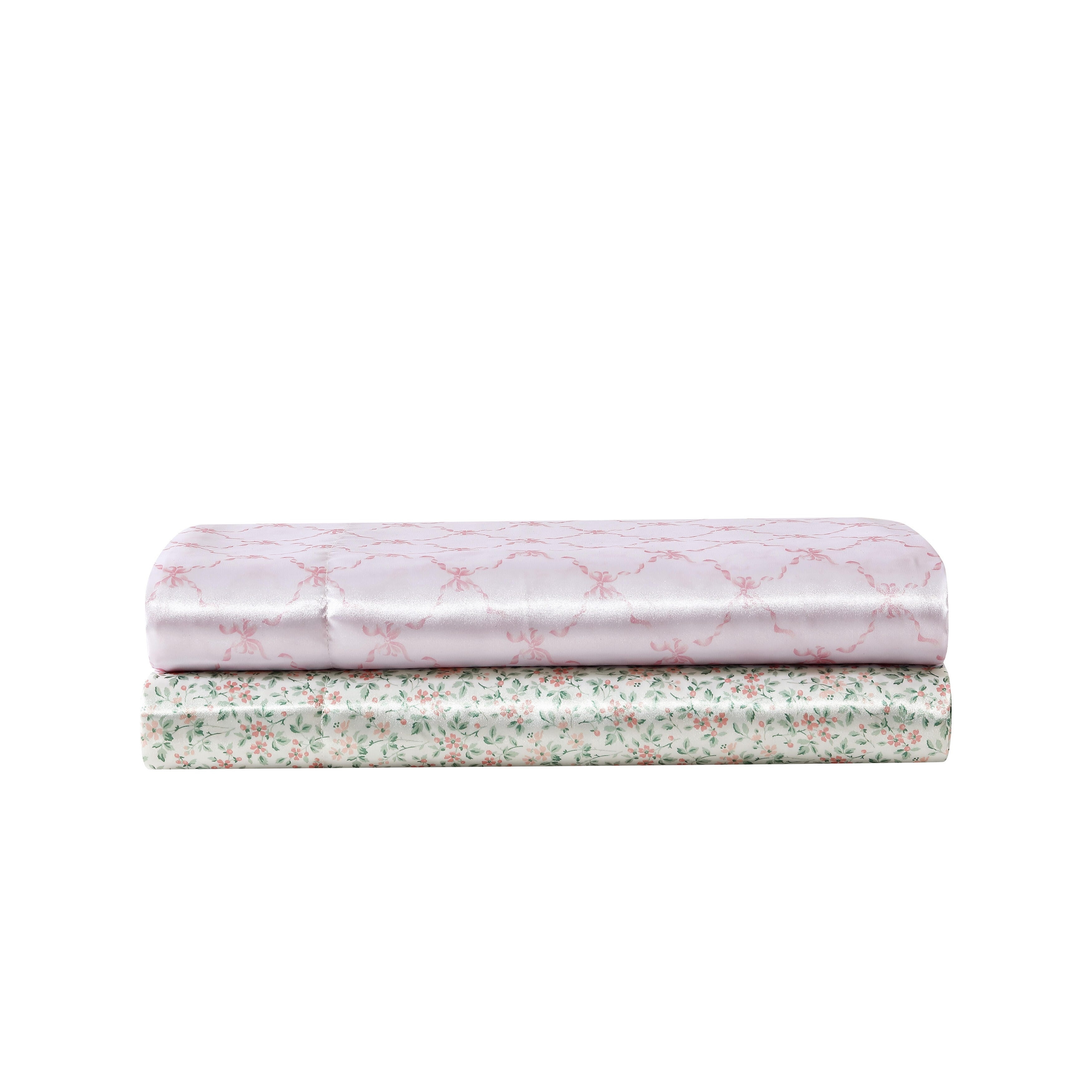 Laura Ashley Printed Satin Sheet Set