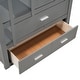 preview thumbnail 8 of 22, Harper & Bright Designs Twin over Twin Bunk Bed with Trundle and Staircase