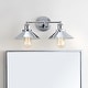preview thumbnail 75 of 176, JONATHAN Y Florence Metal Shade Sconce