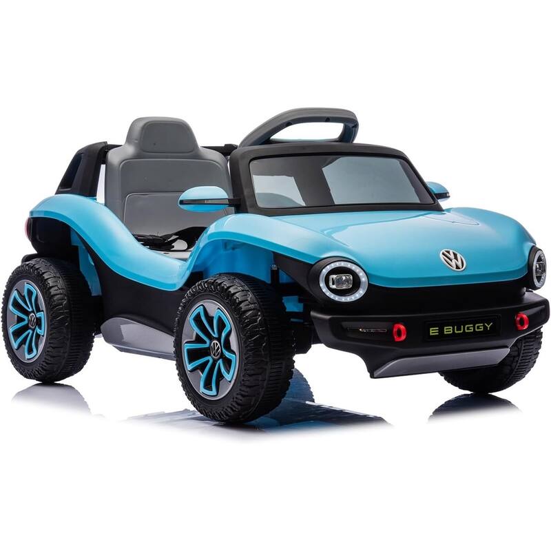 Licensed Volkswagen Kids Electric 12V Ride-On Car with Remote Control - Blue