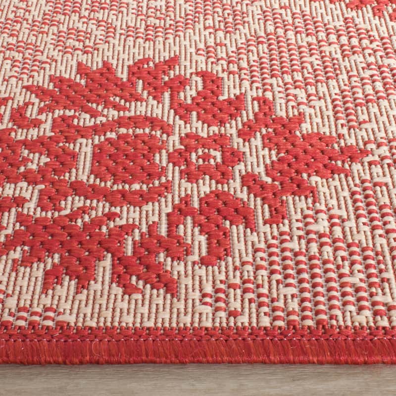 SAFAVIEH Courtyard Willene Boho Indoor/ Outdoor Waterproof Patio Backyard Rug