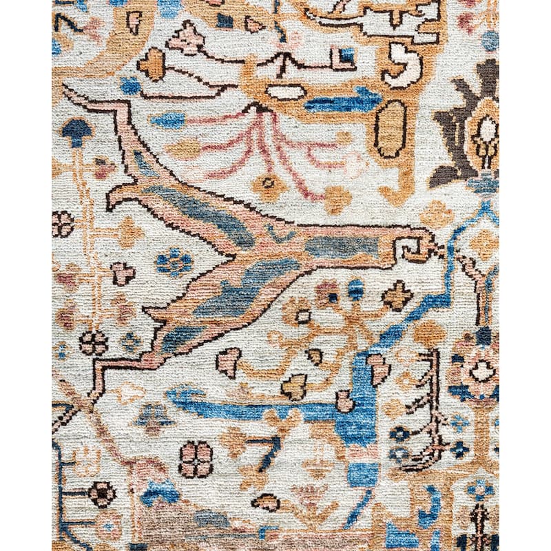 Serapi One-of-a-Kind Hand-Knotted Area Rug - Gray - 8' 0" x 9' 9"