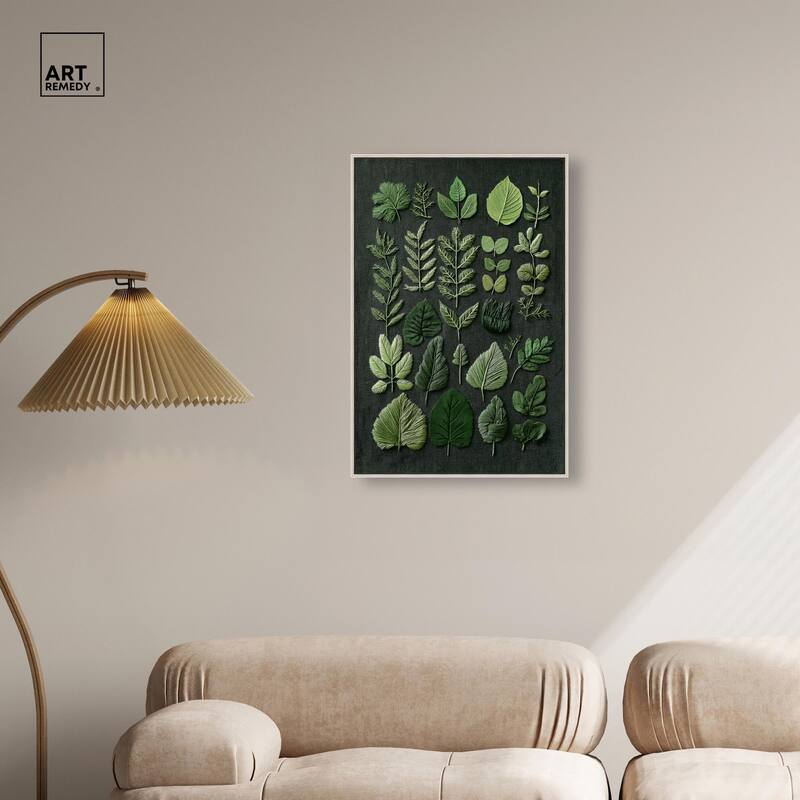 Leaf Library III Canvas by Art Remedy