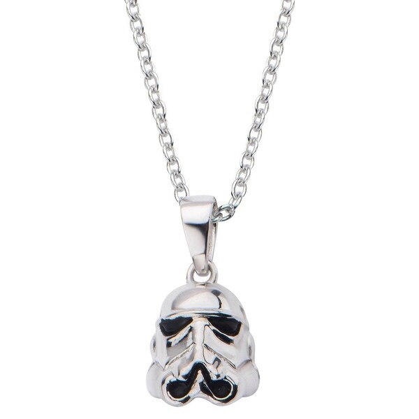 Star Wars Stormtrooper 18 Sterling Silver Pendant Necklace Star Wars Stormtrooper 18 Sterling Silver Pendant Necklace Free Shipping On Orders Over 45 20200739