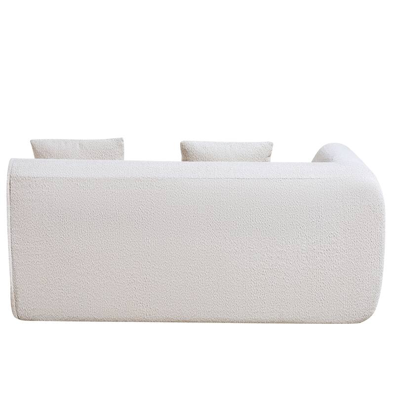 Christopher Knight Home - Curved Modular 110" Upholstered Sectional Sofa