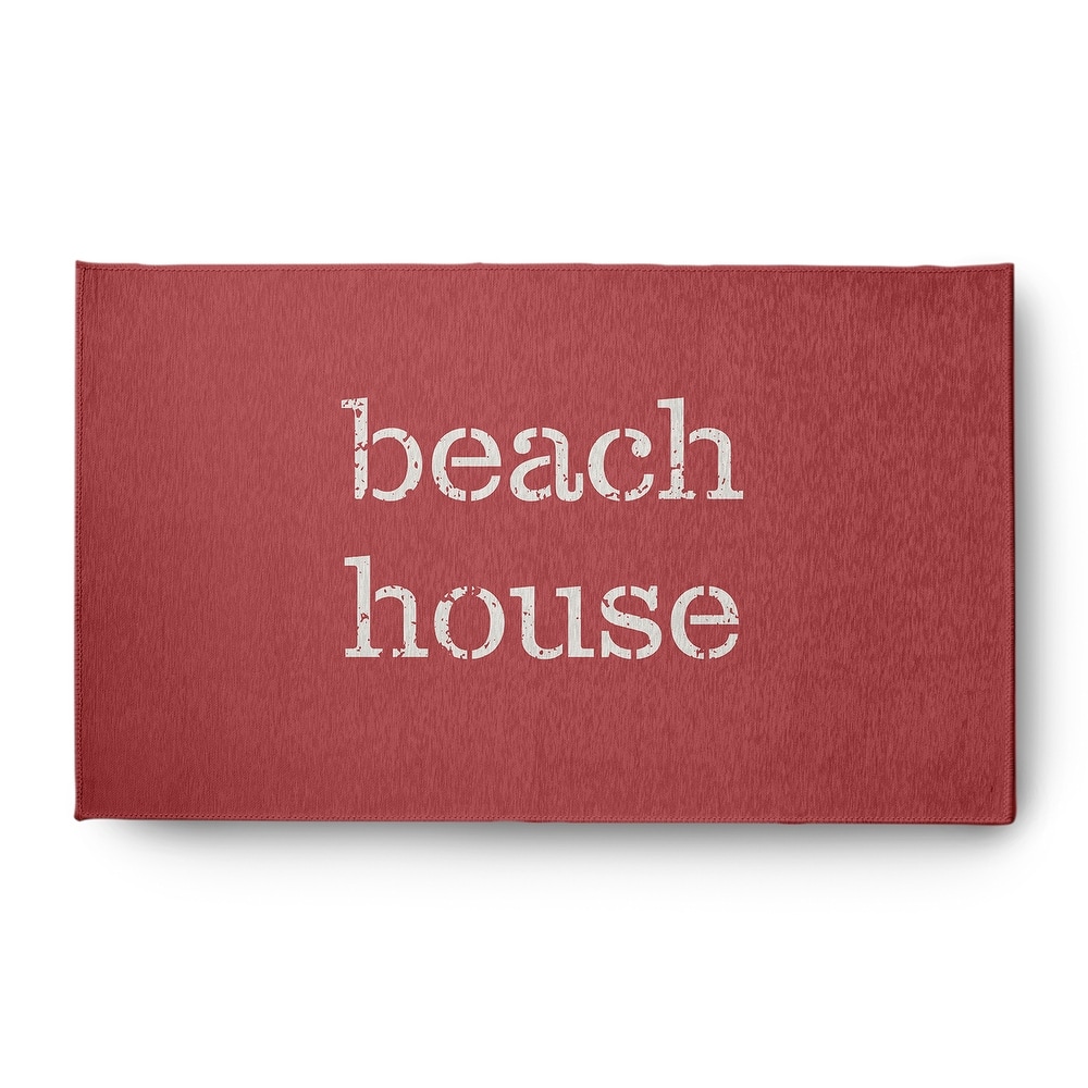 Beach House Nautical Chenille Rug