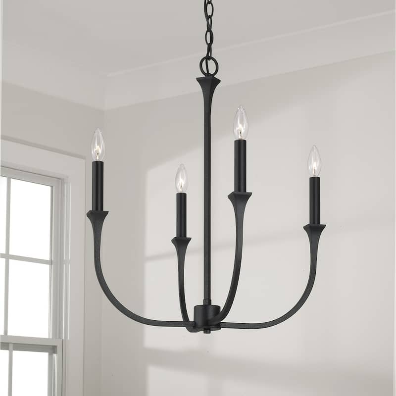 Decklan 4-Light Chandelier - 21.25"W x 25"H
