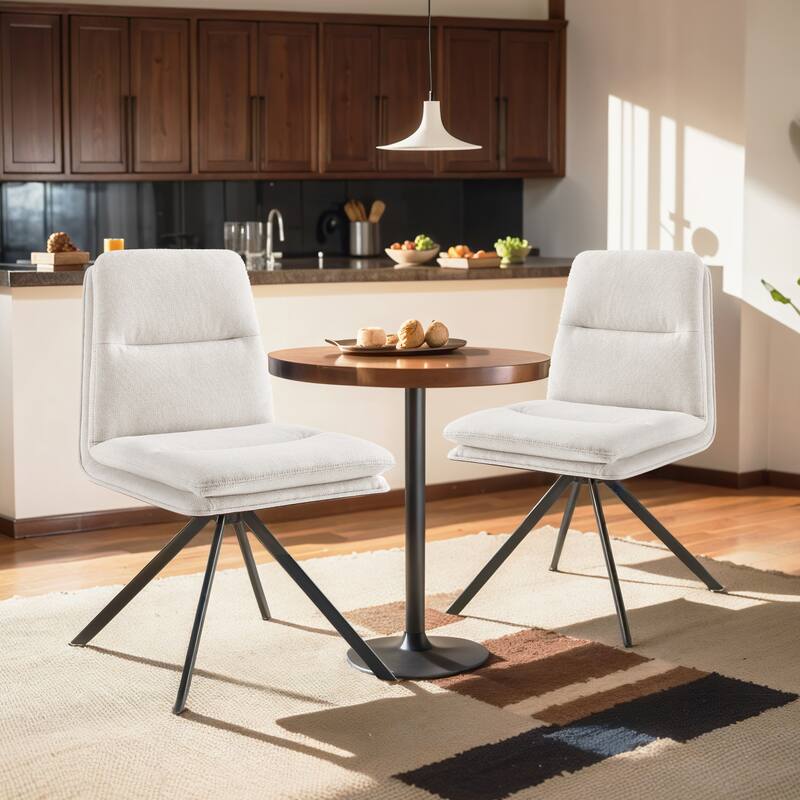 Art Leon Modern Swivel Accent Chair (Set of 2)