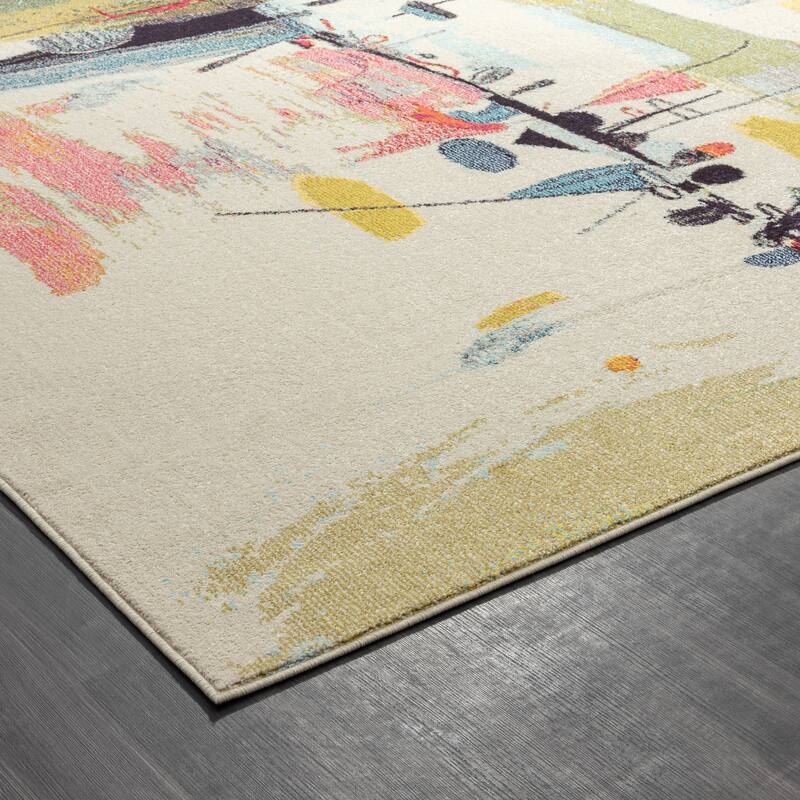 Katie Merz COLORWRKS Sunny x Pastels Area Rug