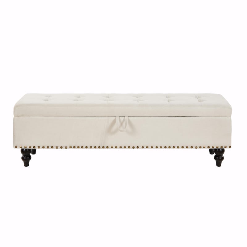 59" Bed Bench with Storage