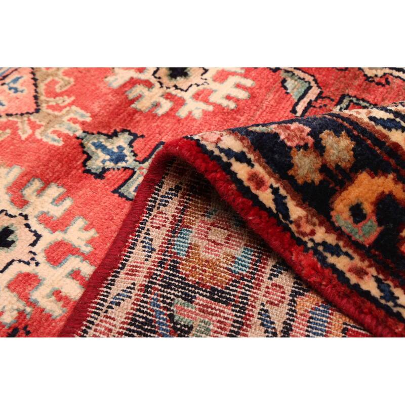 ECARPETGALLERY Hand-knotted Anadol Red Wool Rug - 2'10 x 11'1