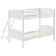 preview thumbnail 14 of 29, Twin/Twin Bunk Bed with Arched Headboard and Angled Ladder