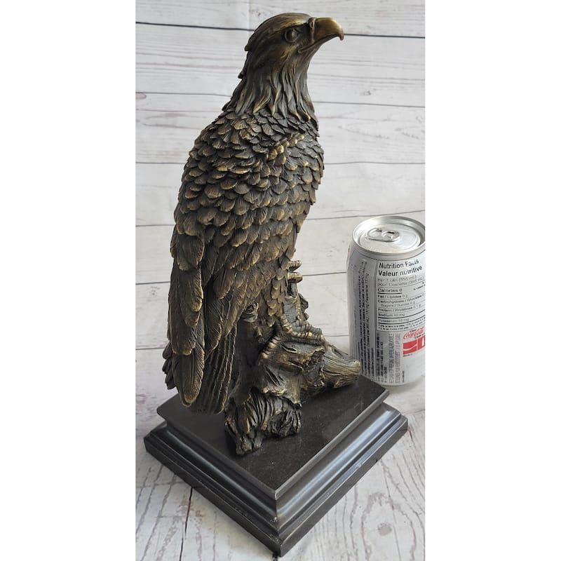 Statue Sculpture Eagle Bird Wildlife Art Deco Style Art Nouveau Style Bronze