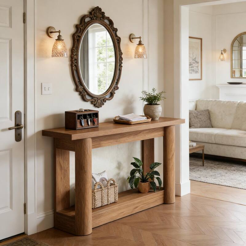 Entryway Table, 2-Tier Console Table, Sofa Table