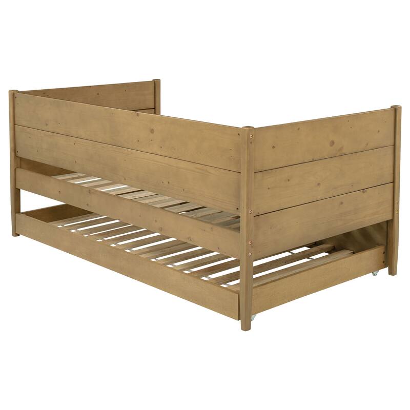Stewart Natural Twin Daybed With Trundle