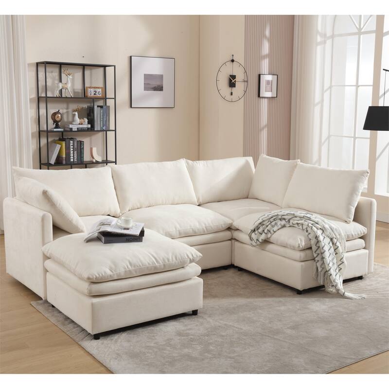Modern U-shaped Sectional Sofa
