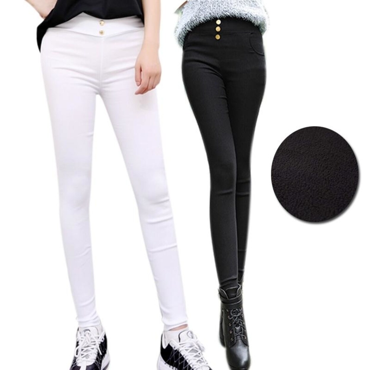 Shop Fashion Autumn Women Slim Stretch Pencil Pants High Waist