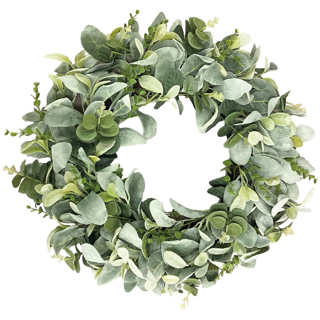 24" Mixed Greenery & Eucalyptus Wreath