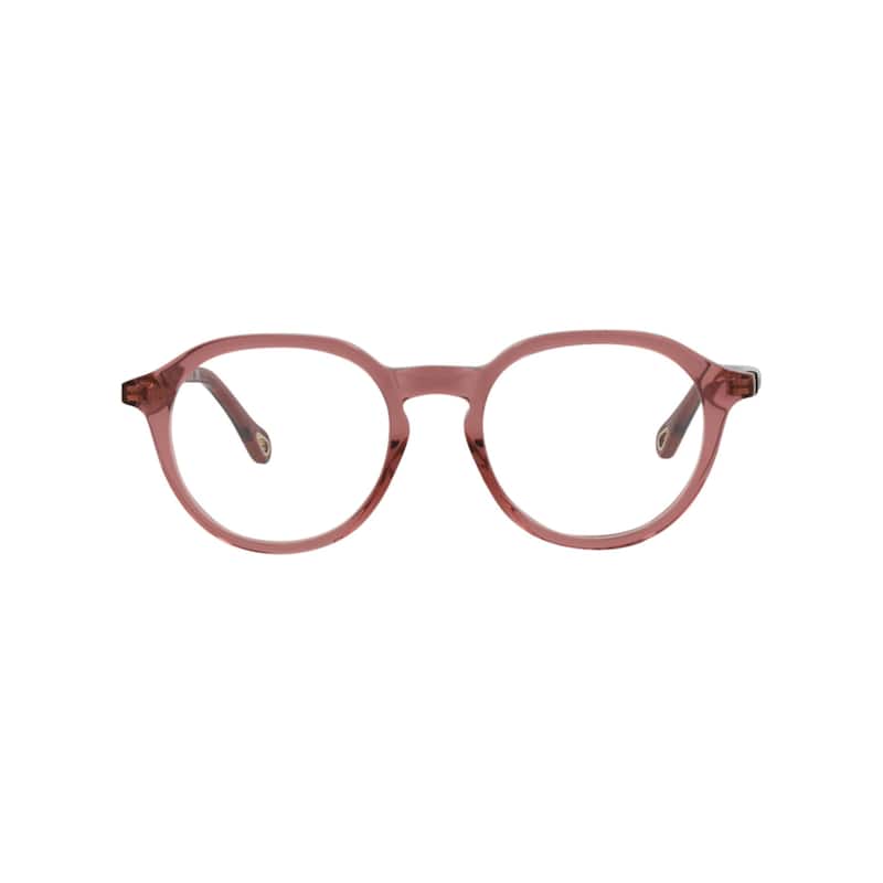 Chloé Round-Frame Bio Acetate Optical Frames - Pink Pink Transparent - Pink