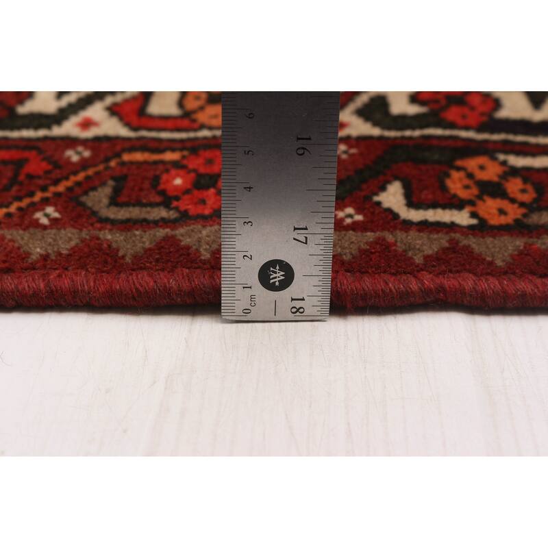 ECARPETGALLERY Hand-knotted Andelz Red Wool Rug - 4'0 x 6'6