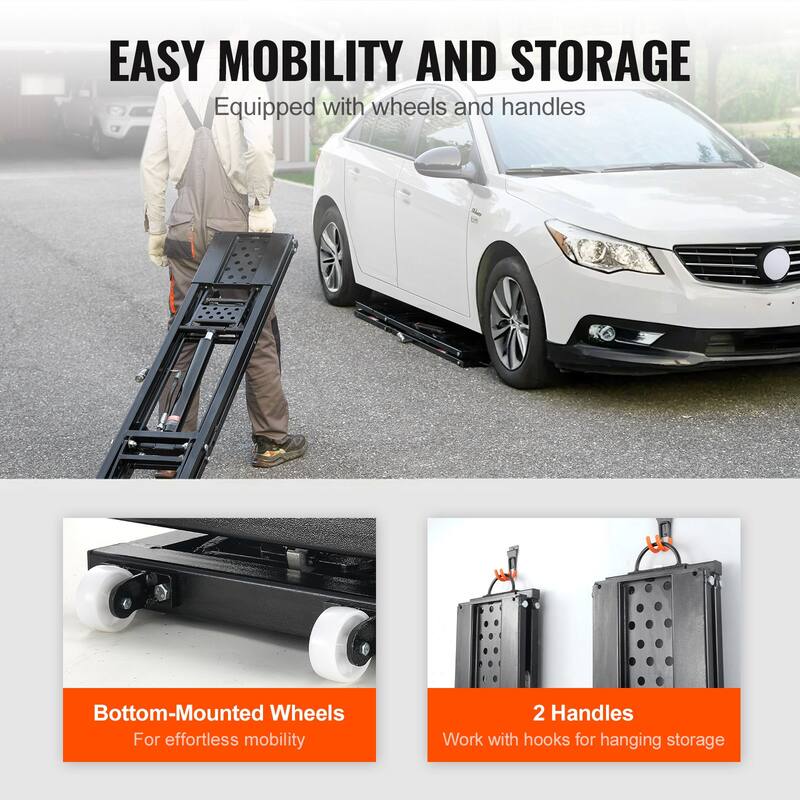 Car Lift with 120V Power Unit, Auto Car Jack Lifts for Home Garage Shop