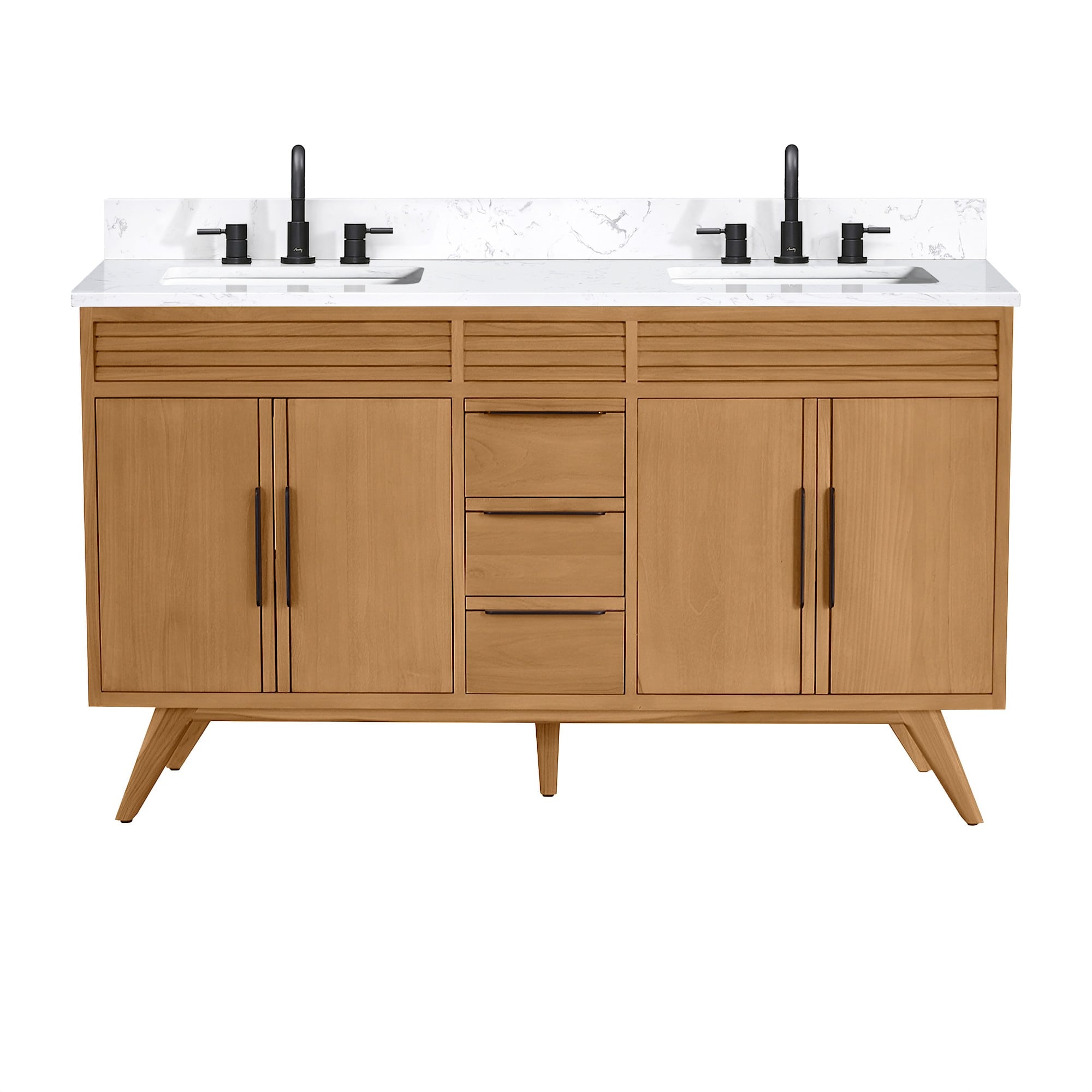 Taylor 60 in. W x 21 in. D Bath Vanity Cabinet Only in Natural Teak Taylor 60 in. W x 21 in. D Bath Vanity Cabinet Only in Natural Teak