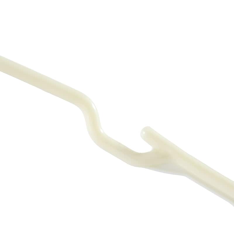 Javlergo 25/50 Pack Plastic Hanger, Space Saving Sturdy Heavy Duty Clothing Notched Hangers
