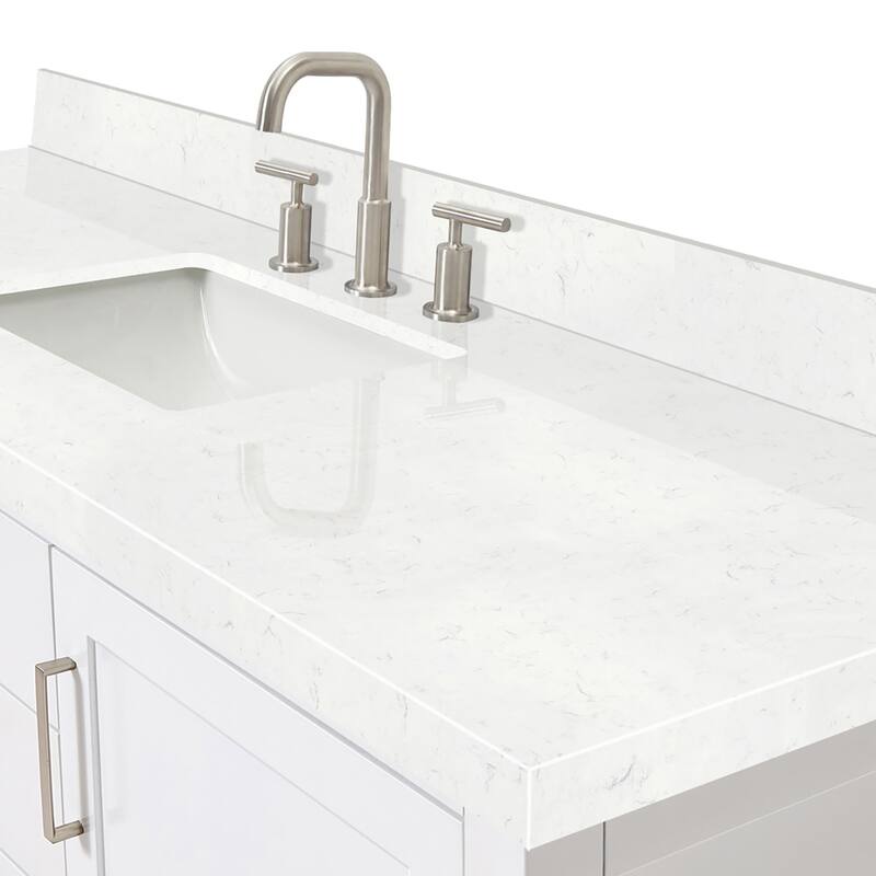 Ariel R060SCQRVO Bayhill 60" Free Standing Single Basin Vanity Set