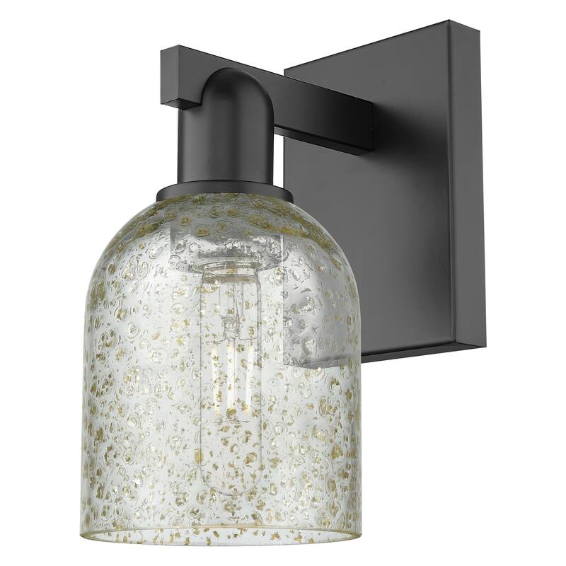 Innovations Lighting Endless Possibilities Arcadia - Caledonia - 1 Light 5" Sconce - Matte Black/Mica