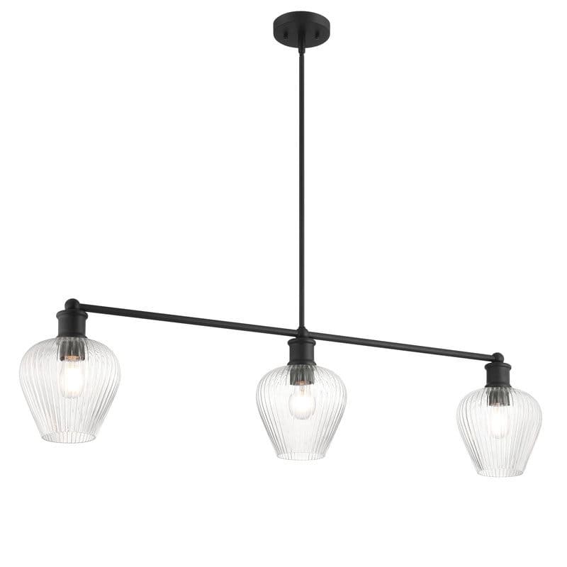Acroma 3 - Light Dimmable Kitchen Island Linear Chandelier