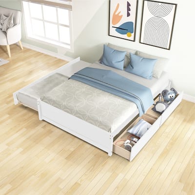 Full bed with twin trundle