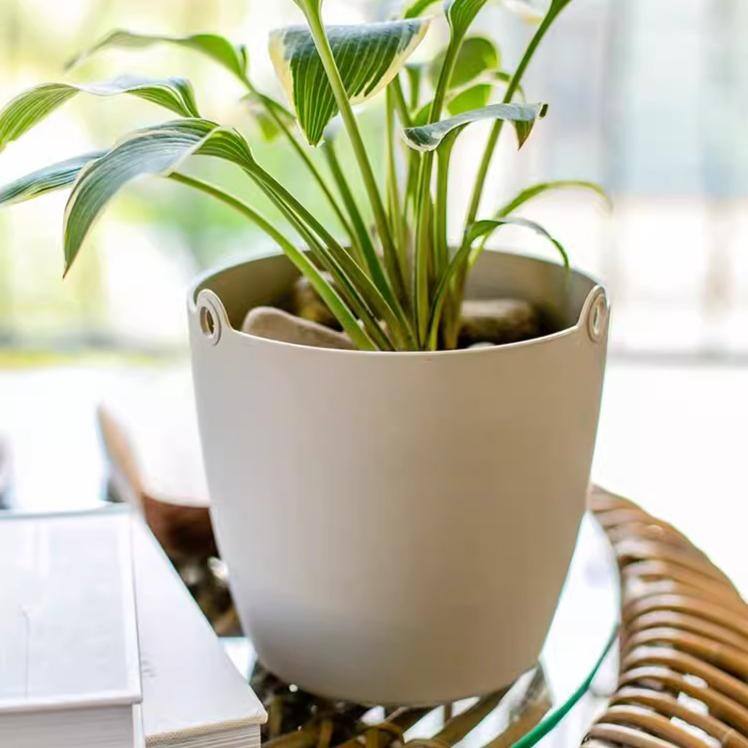RusticReach Modern Resin Hanging Planter for Artificial Plants