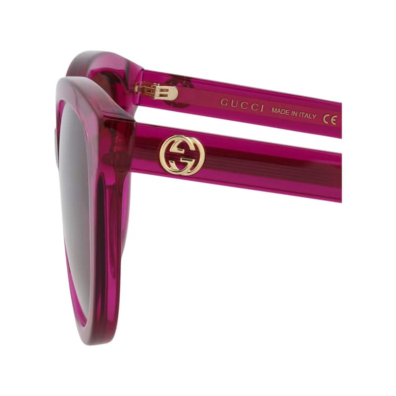Gucci Round-Frame Recycled Acetate Sunglasses