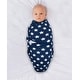 preview thumbnail 4 of 3, The Peanutshell Blue Dino Swaddles, 3-Pack, Small/Medium
