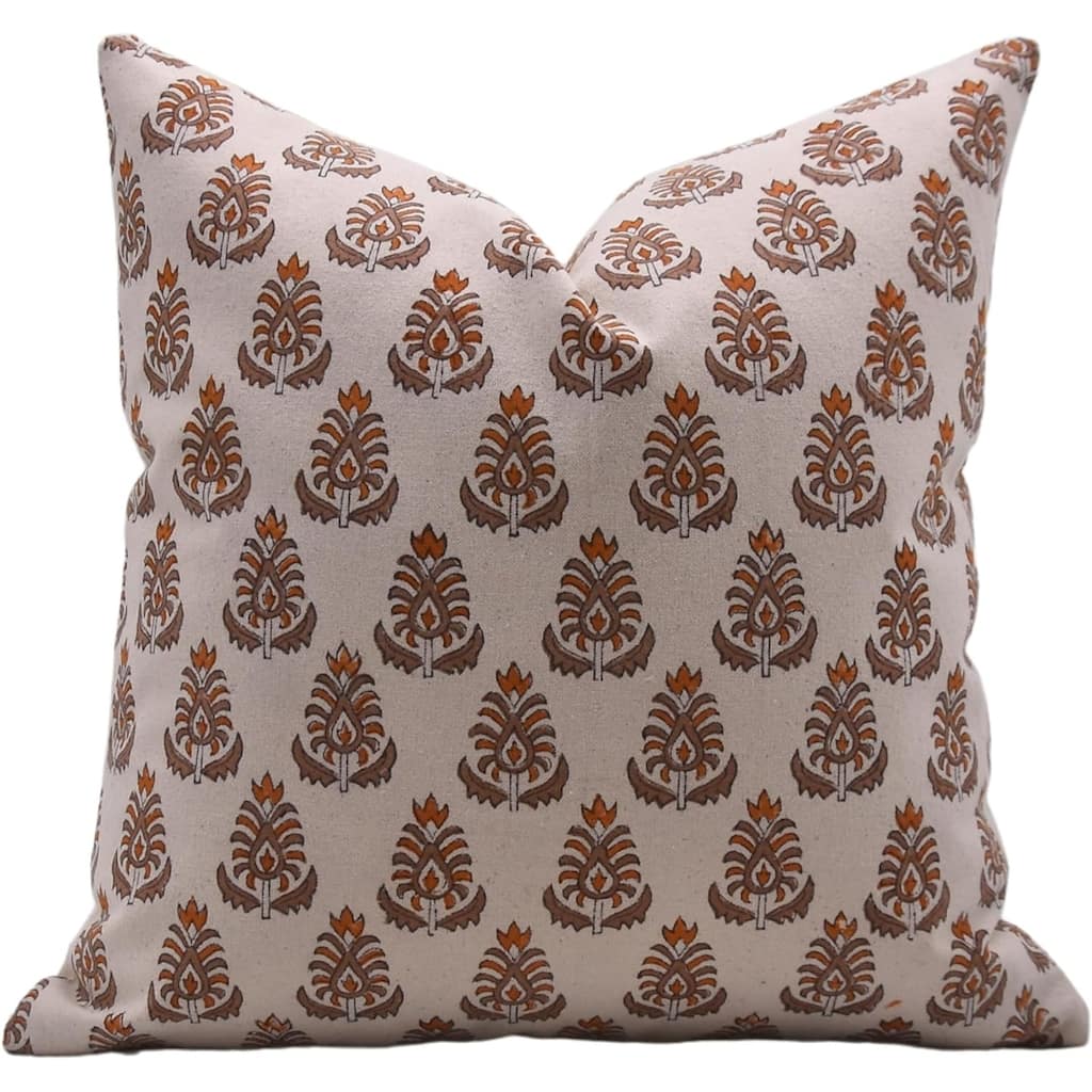 Fabdivine Cotton Bohemian Block print pillow Cover