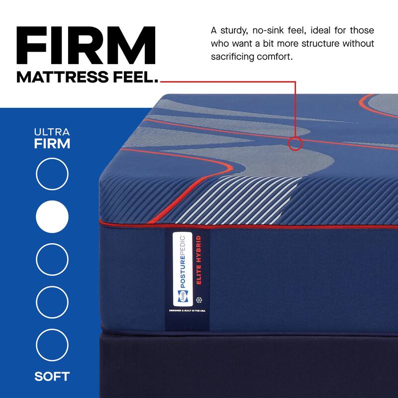 Sealy Posturepedic® Pro Haverford 13" Firm Tight Top Hybrid Mattress