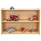 preview thumbnail 1 of 5, Tot Mate Laminate Preschool Storage Shelf - 46" x 15" x 30 1/2" Assembled - Maple