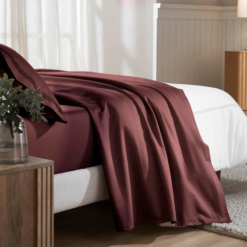 Superior Egyptian Cotton 650 Thread Count Deep Pocket Solid Sheet Set