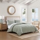 preview thumbnail 2 of 6, Tommy Bahama Harbor Palm Cotton Green Duvet Cover Set