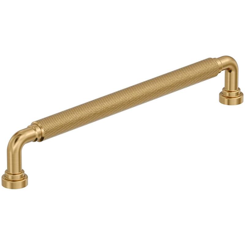 Amerock BP37685 Collet 7-9/16" Center to Center Knurled Handle Cabinet - Champagne Bronze