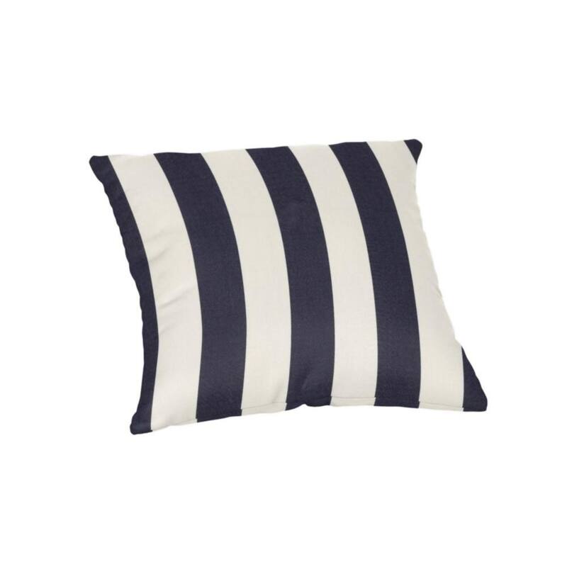 Sunbrella 16-inch Square Striped Outdoor Throw Pillow