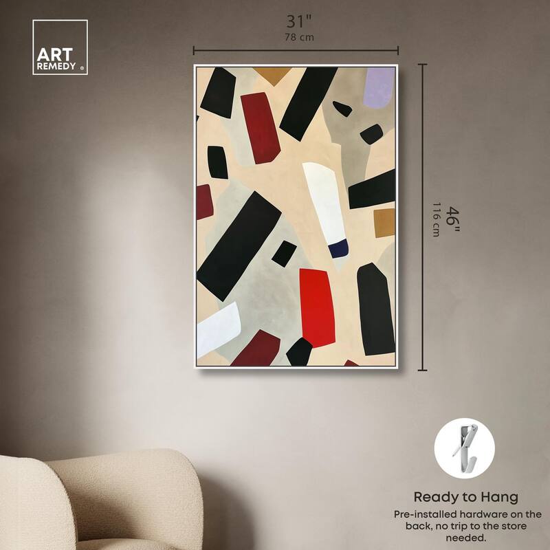 Mindscape Mosaic III Canvas by Art Remedy