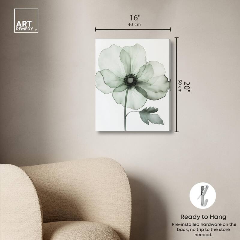 Delicate Stamen IV Canvas by Art Remedy, Gallery Wrapped