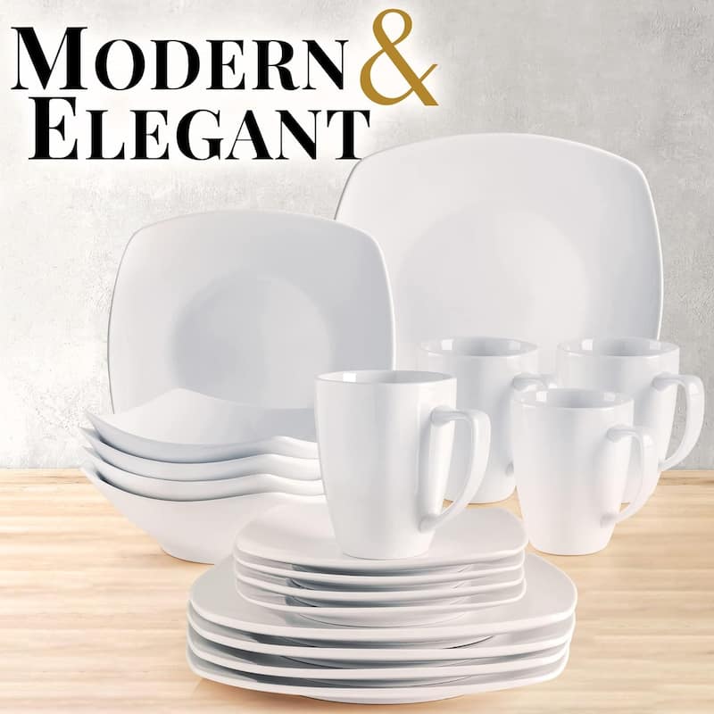 Zulay Kitchen 16 Piece Dinnerware Sets