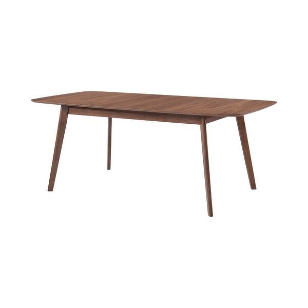 slide 1 of 4, Cartellieri Natural Walnut Dining Table with Butterfly Extension Leaf