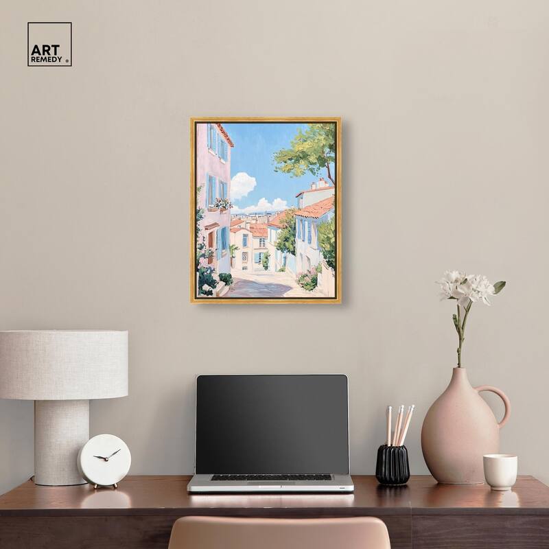Cobblestone Dreams Canvas by Art Remedy