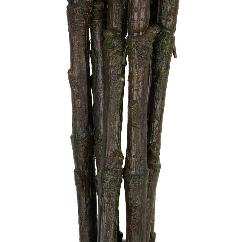 Plastic Magnolia Tall Artificial Flower Stem - Set of 6 White - Roche River Decor