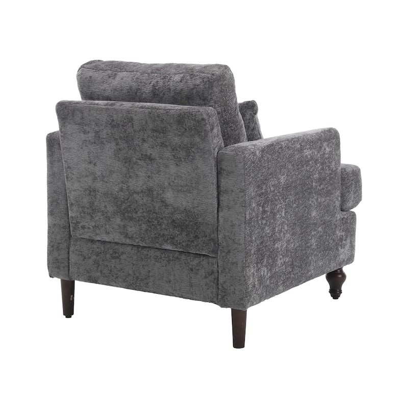 COOLMORE Wood Frame Modern Accent Chair