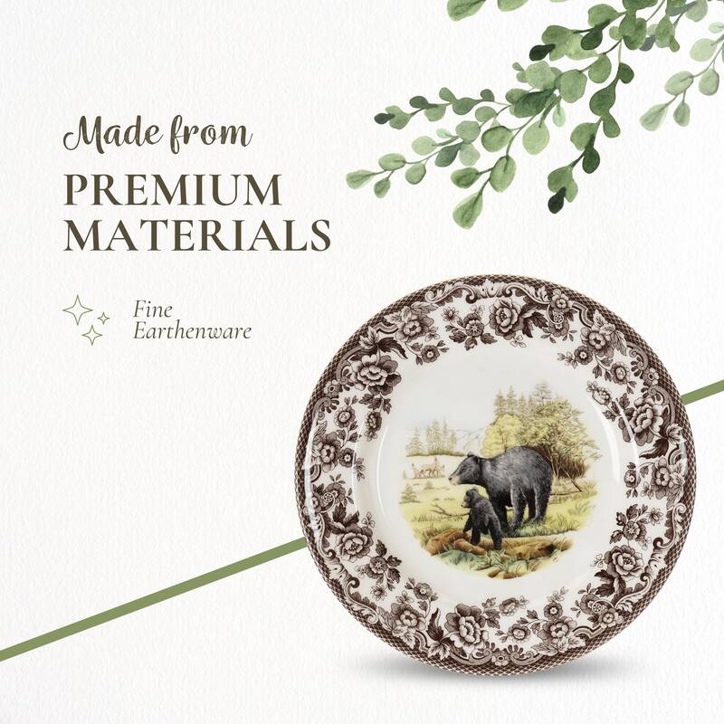 Spode Woodland Dinner Plate Animal Motifs